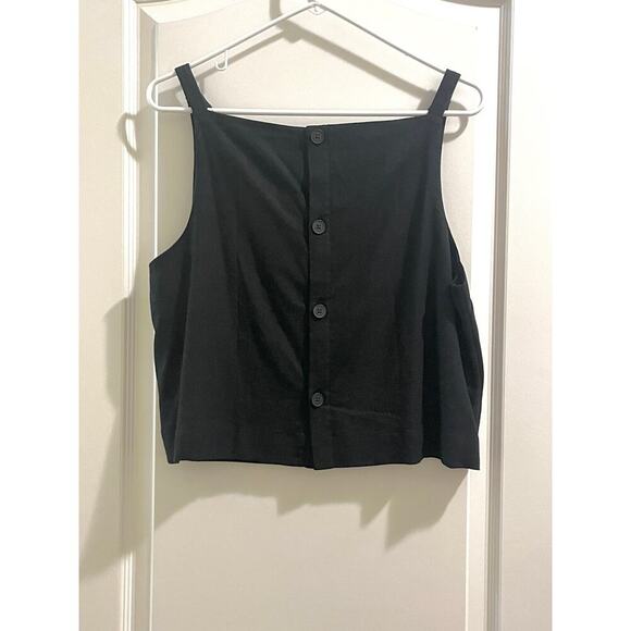 Gap Linen-Blend Apron Top - Picture 4 of 11